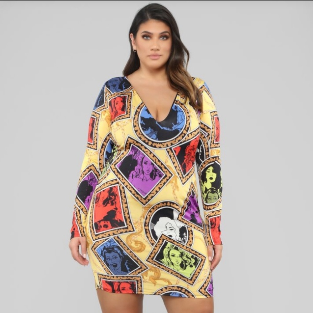 Perfect Portrait Mini Dress - Picture 2 of 3